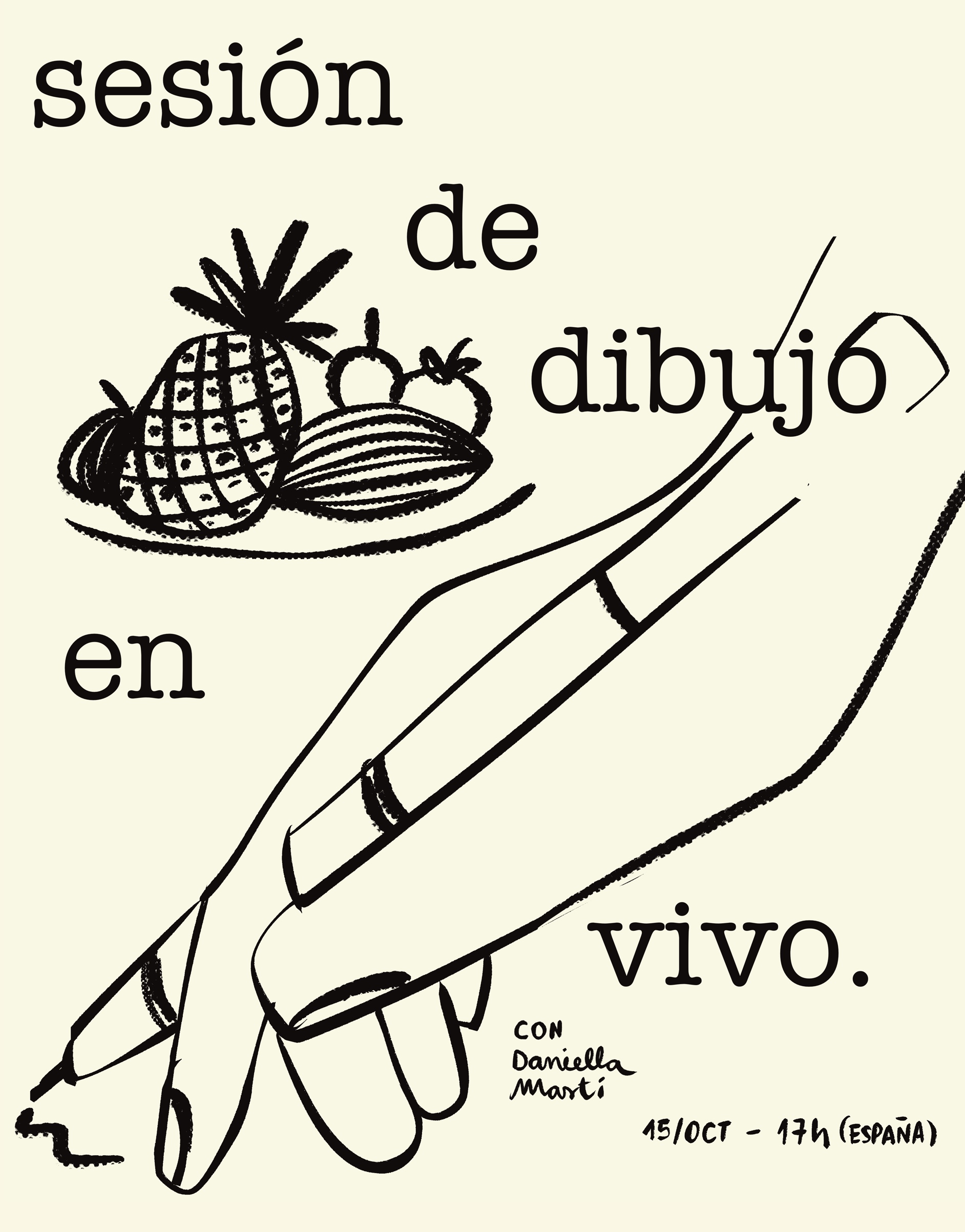 Sesión de dibujo - OCTUBRE